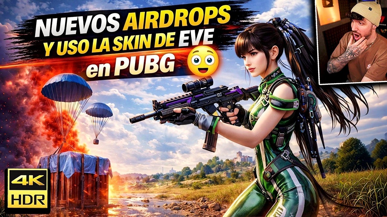 Probé la X-SUIT de EVE en PUBG… 😳 y estos Airdrops están ROTOS - Actualización PC/CONSOLAS