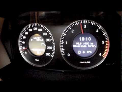 Volvo XC70 D5 185hp acceleration 0 - 100 km/h