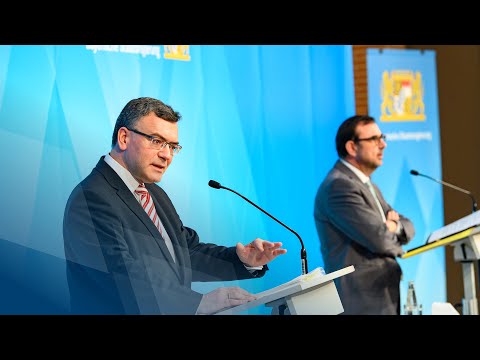 Pressekonferenz zur Corona-Pandemie (20.April 2021) - Bayern