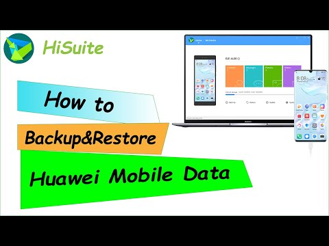 Huawei hisuite how to backup and restore data / backup huawei phone to pc