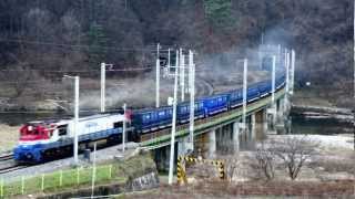 preview picture of video '충북선 기차 풍경 Trains of Chungbuk Line, KOREA'