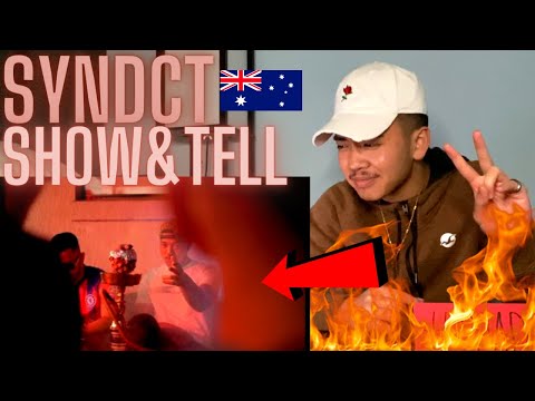 SYNDCT - SHOW&TELL (Official Music Video) AMERICAN REACTION! Australian Music 🇦🇺🔥 US / USA REACTS