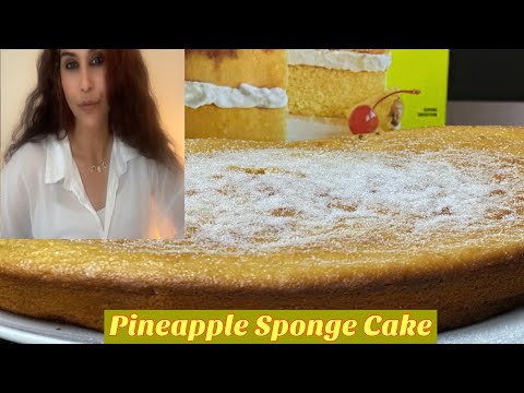 Pineapple Sponge Cake!