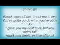 Toby Keith - Knock Yourself Out Lyrics