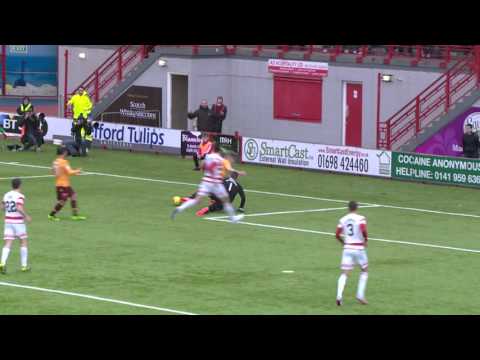 Keeper concedes penalty but saves it brilliantly!