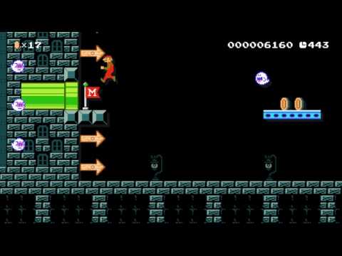 E2-2 Old Koopa Mansion by Bardo - SUPER MARIO MAKER - No Commentary