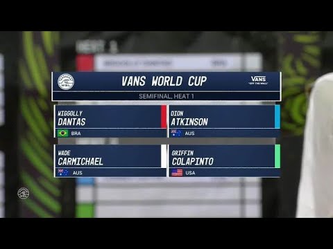 2017 Vans World Cup: Seminfinals, Heat 1