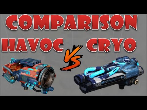 Havoc vs Cryo medium weapon comparison war robots
