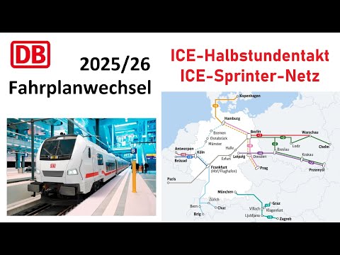 ! NEWS: DB timetable change 2025/26 (With AI voice ONLY)