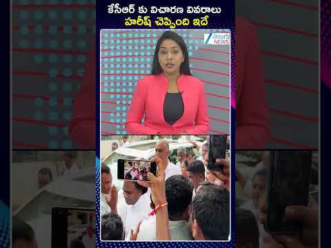 Harish Rao Key Suggestions | KCR Attending To Kaleshwaram Investigation | ZEE Telugu News Teluguvoice