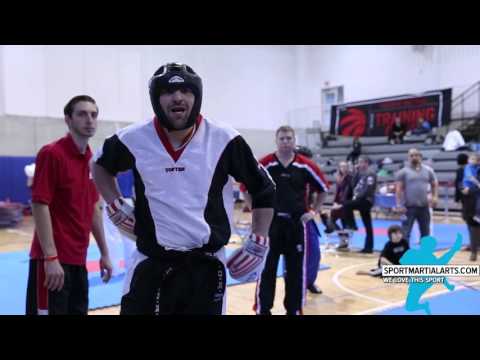 Unk 2 vs Ross Levine - Men's Fighting - Toronto Tournament of MA Champions 2015