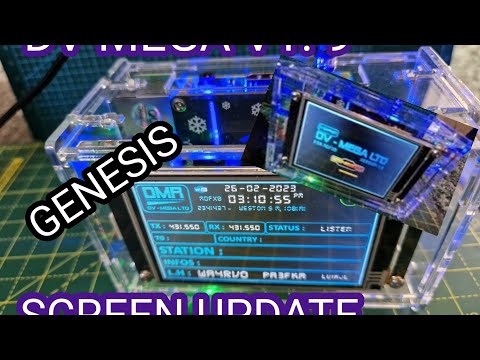 DV-MEGA - GENESIS, TFT SCREEN UPDATE