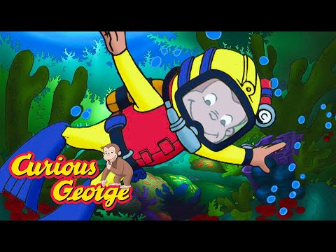 A Underwater Adventure! 🐵 Curious George 🐵 Kids Cartoon 🐵 Kids Movies