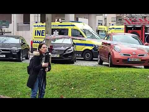 Building explosion in Coimbra