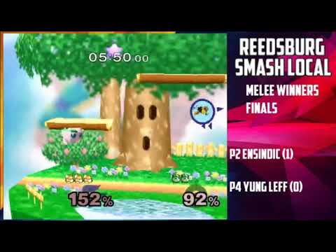 Reedsburg Small Town Showdown: Melee Singles Winners Finals - Ensindic vs Yung Leff