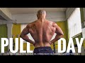 KOMPLETAN pull trening - Kombinacija snage i hipertrofije. Trening vlog #388