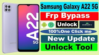 Samsung Galaxy A22 5G FRP Bypass Android 13 2023 | Samsung A22 5G Google Account Bypass || PC |