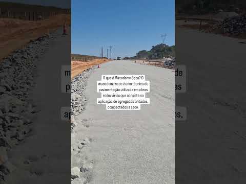 Macadame Seco #engenhariacivil #supervisãodeobras