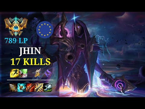 Jhin Bot vs Samira - 17 kills - Ashtonclutcher12 - EUW Challenger (789 LP)