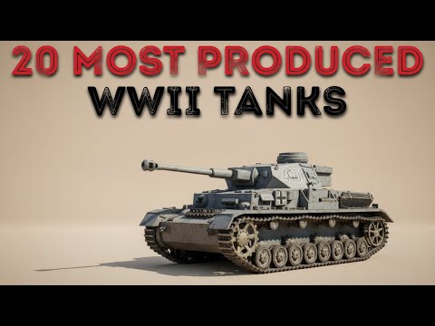 Most Produced WWII Tanks | T-34 vs Panzer vs Sherman