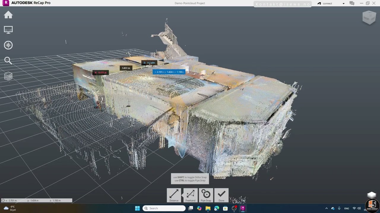 3D Scan generated .E57 data into a Point Cloud (ReCap Workflow)