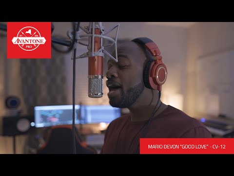 Artist / Songwriter / Producer Mario Devon records "Good Love" acoustic version in his home studio with the CV-12 Tube Condenser Microphone.