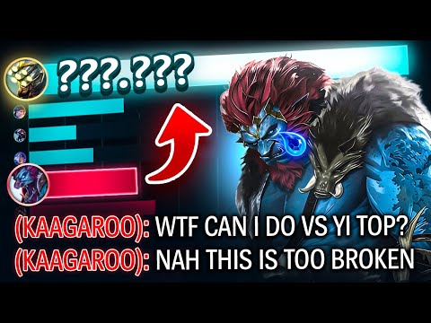 RANK 1 TRUNDLE LOST HIS MIND VS MASTER YI TOP.