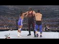 Kane double Chokeslam - The undertaker teaches Kane how to do the last ride !! WWE