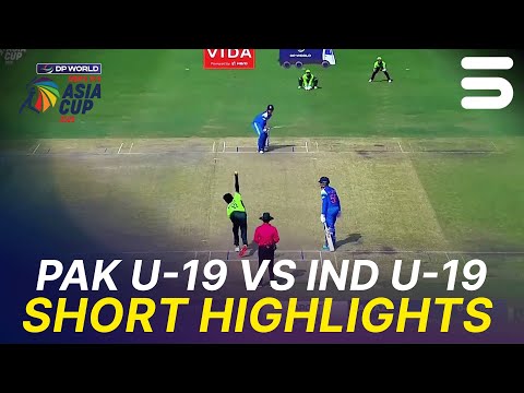 Short Highlights | Pakistan U-19 vs India U-19 | Final | Asia Cup Men's U-19 | ZI1S