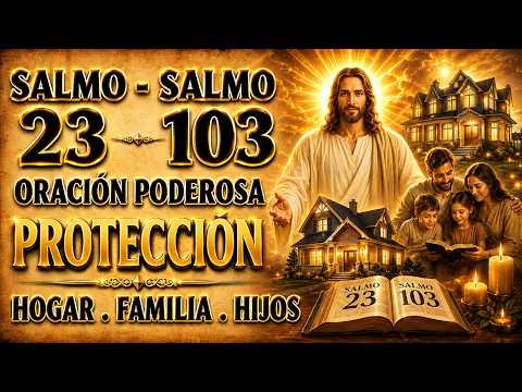 ORACIÓN PODEROSA CON SALMO 23 Y SALMO 103 PROTECCIÓN PARA TU HOGAR Y FAMILIA E HIJOS