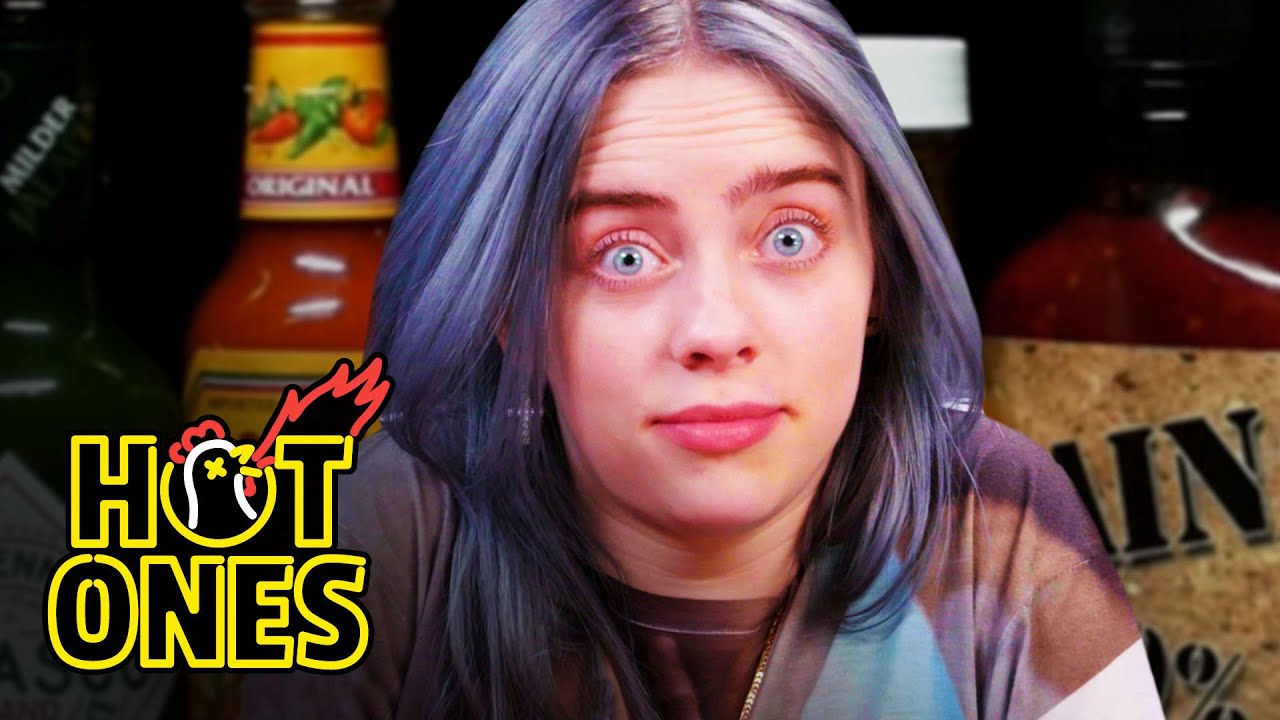 Billie Eilish Freaks Out While Eating Spicy Wings | Hot Ones