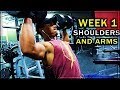 SHOULDER WORKOUT FOR BIG FULL SHOULDERS | POWERBODYBUILDING WEEK 1 | BRYAN FELIX