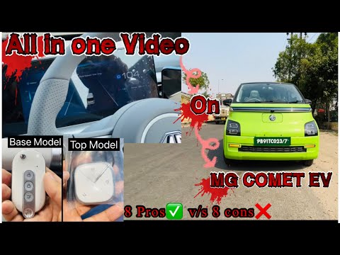 Thumbnail for Mg Comet EV top speed, 0-100 test, features & Detailed in depth drive review in eco normal N sports by Hatchback, SEAT, Car