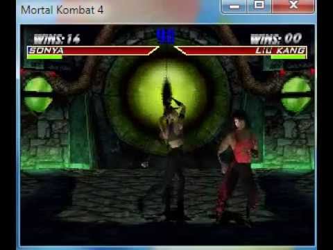 Mortal Kombat 4 - Sonya - Fatality 1 - Scissor Spilt