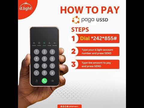 Dlight PAGA USSD Method