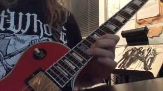 Alice Cooper "BB On Mars" opening lick, guitar playthrough (Pretties for You)