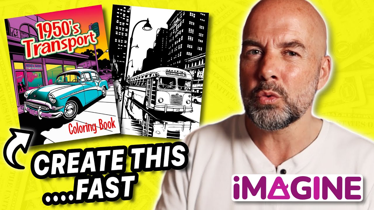 Create KDP Coloring Books FAST with IMAGINE - Tangent Templates