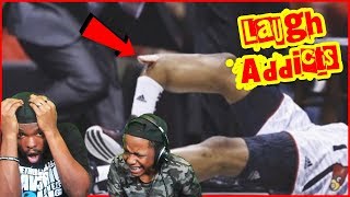 The Worst NBA Injuries Ever! (Try Not To Look Away Challenge) - Laugh Addicts Ep.26