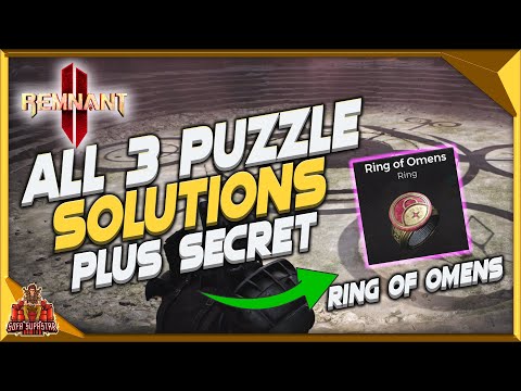 Remnant 2 Cathedral Of Omens - How To Solve All 3 Puzzles Easy - How To Get Secret Ring Of Omens