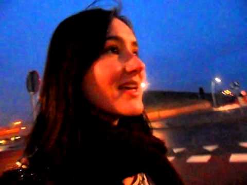 de noche en la playa, La Haya- Eurotrip