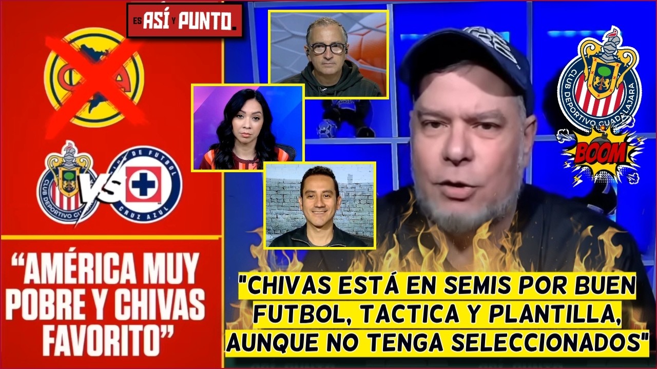 LO DE CHIVAS ES SUPERLATIVO, es favorito en serie vs CRUZ AZUL. América, muy pobre | Es Así y Punto