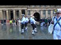 Mersey Morris Men dance "Constant Billy" during the Plough Tour Birmingham 2023