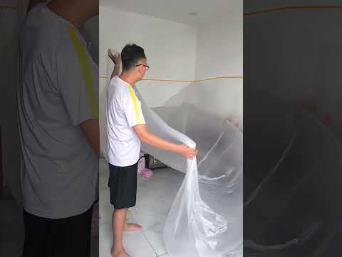 Băng Keo Nilon Che Sơn 4m x 20m – Che Phủ Giường Ghế Khi Sơn Sửa Nhà