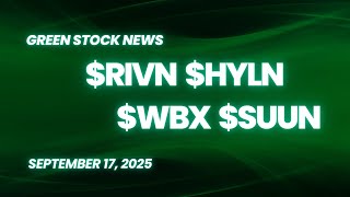 Rivian ($RIVN) | Hyliion ($HYLN) | Wallbox ($WBX) | PowerBank ($SUUN)