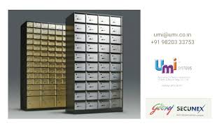 Godrej Secunex Lockers for Banks , Vaults , Locker rooms : UMI SYSTEMS