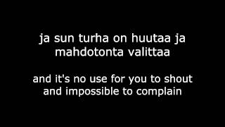 Maija Vilkkumaa - Satumaa-tango lyrics (FIN&ENG)