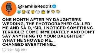 ONE MONTH AFTER MY DAUGHTER’S WEDDING, THE PHOTOGRAPHER CALLED ME AND SAID, ‘SIR... Reddit Stories