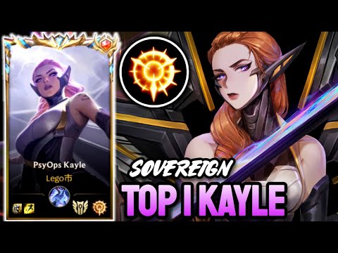 WILD RIFT KAYLE - TOP 1 KAYLE GAMEPLAY - SOVEREIGN RANKED