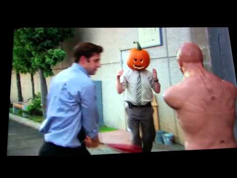 The office pumpkin head