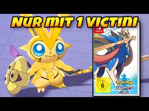 Kann man mit nur einem Rüstungs Victini Pokemon Schwert Durchspielen ?